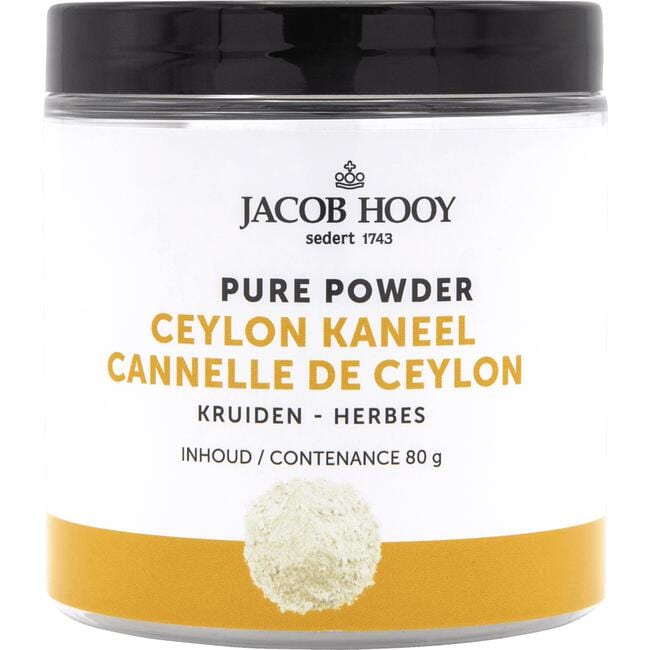 Jacob Hooy Pure Powder Ceylon Kaneel 80 GR