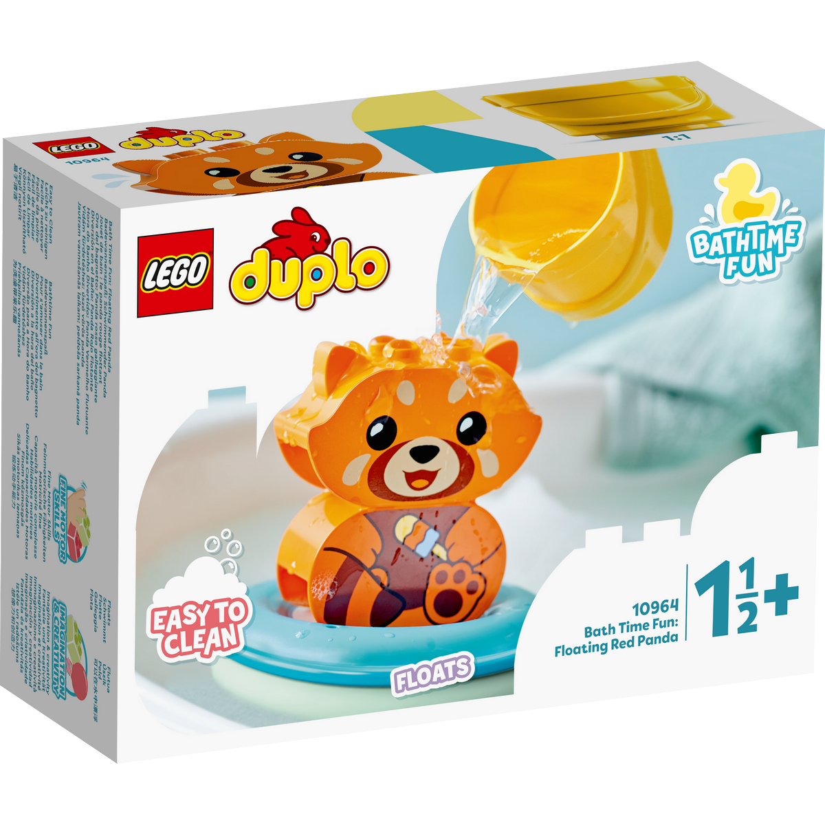 Jouet de bain - le panda rouge flottant LEGO Duplo 10964