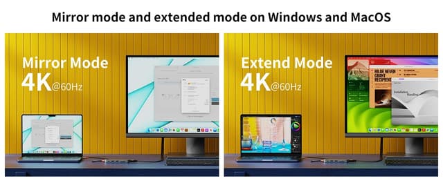 NÖRDIC USB-C 1 til 6 hubs 1xHDMI4K60Hz 1xUSB-C PD 100W 2xUSB-A 5Gbps 1xSD 1xMicro SD