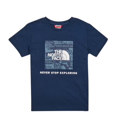 The North Face - BOYS S/S REDBOX TEE - Marine