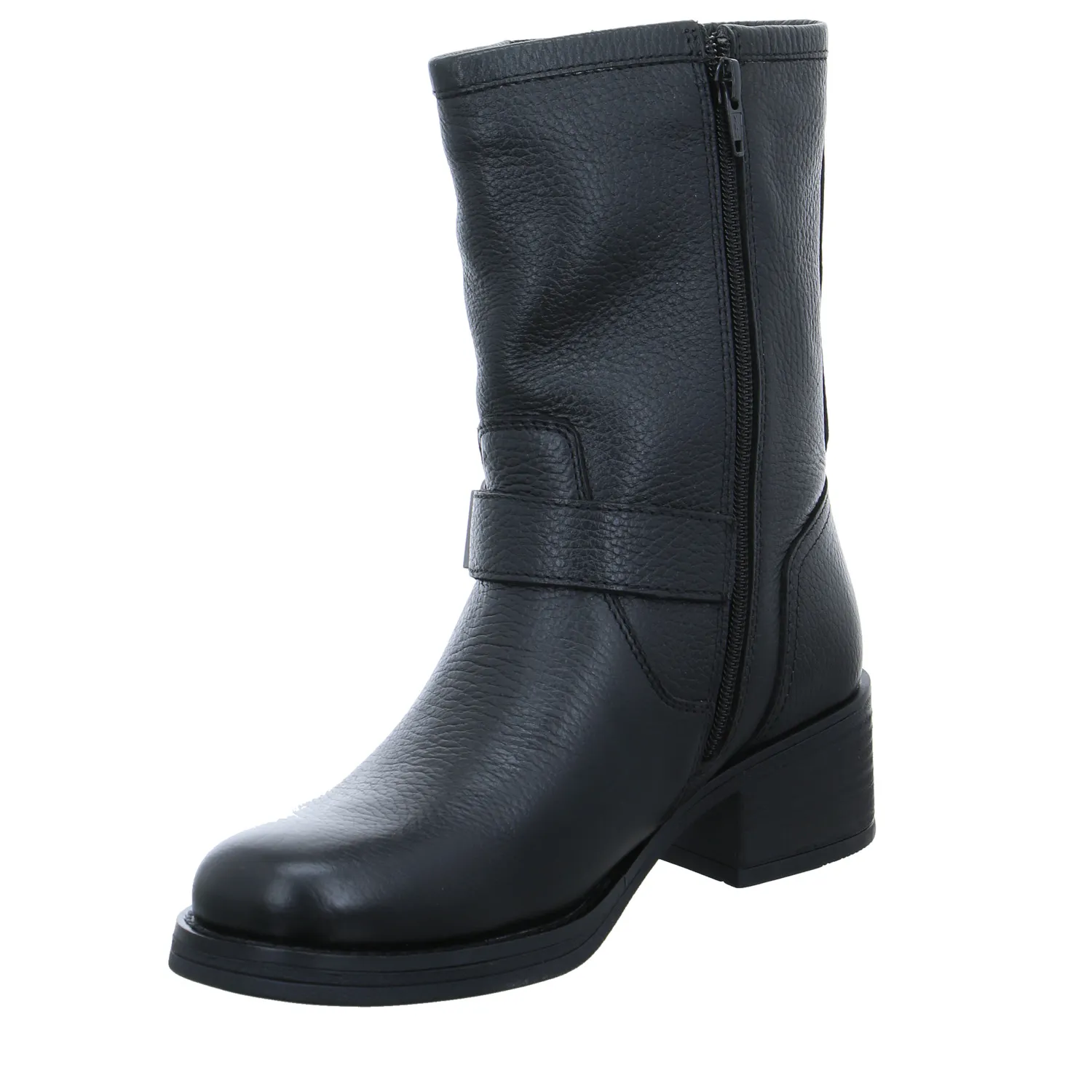 SCHUHENGEL Stiefel Schwarz Leder