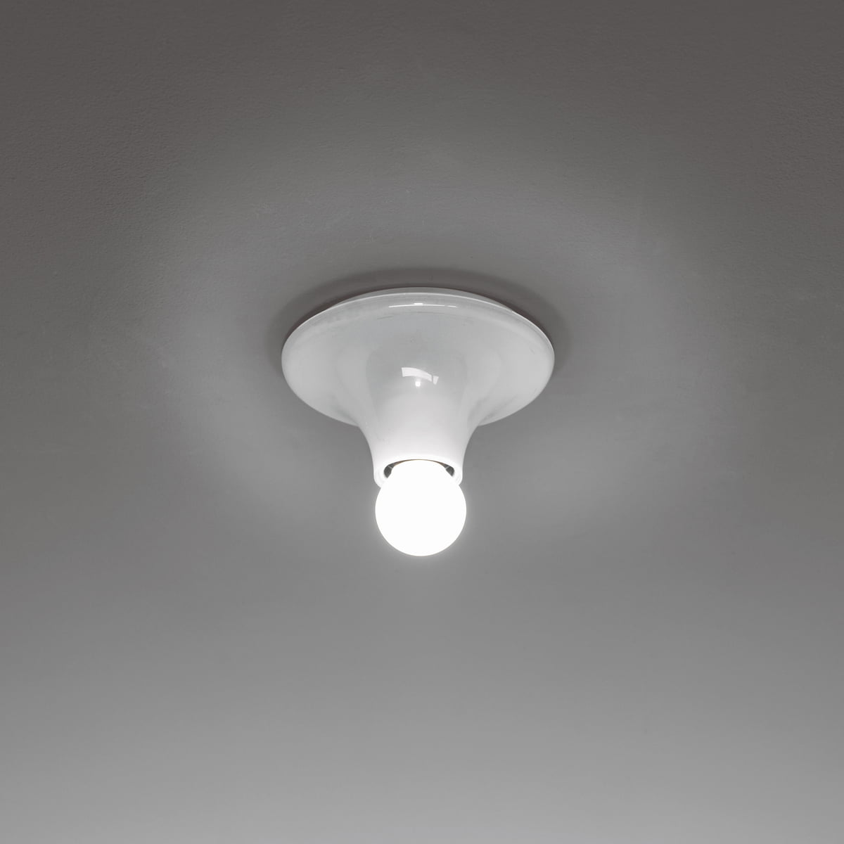 Teti wandlamp transparant oranje