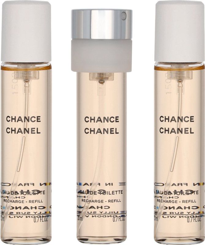 Chanel - Chance - Eau De Toilette - 3 x 20ml - Navulling
