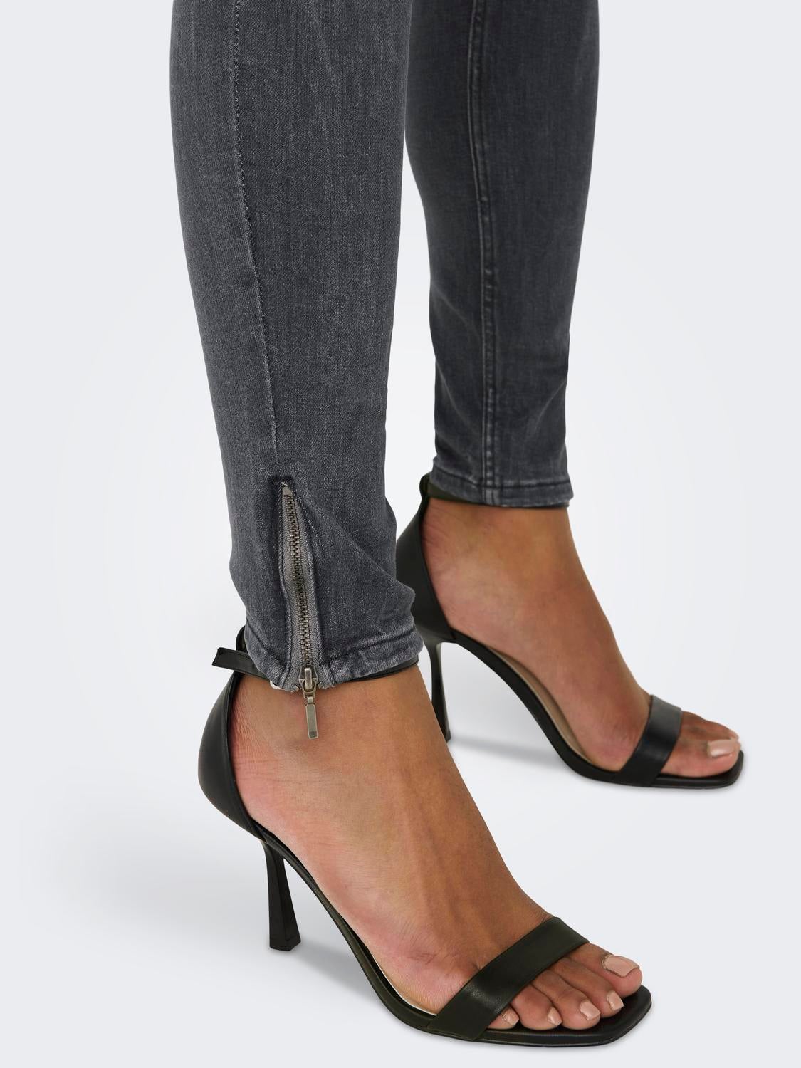 ONLKENDELL Mittlere Taille Skinny Fit Jeans Medium Grey Denim