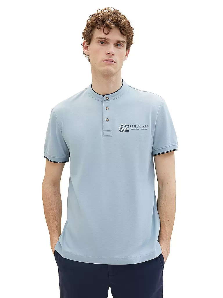 TOM TAILOR T-Shirt hellblau