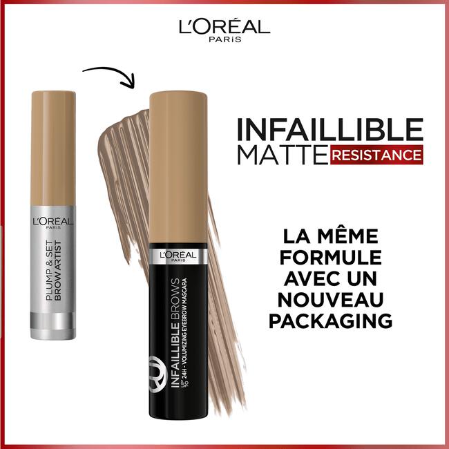 L'Oreal Paris Infaillible Brow Mascara 5.0 Light Brunette
