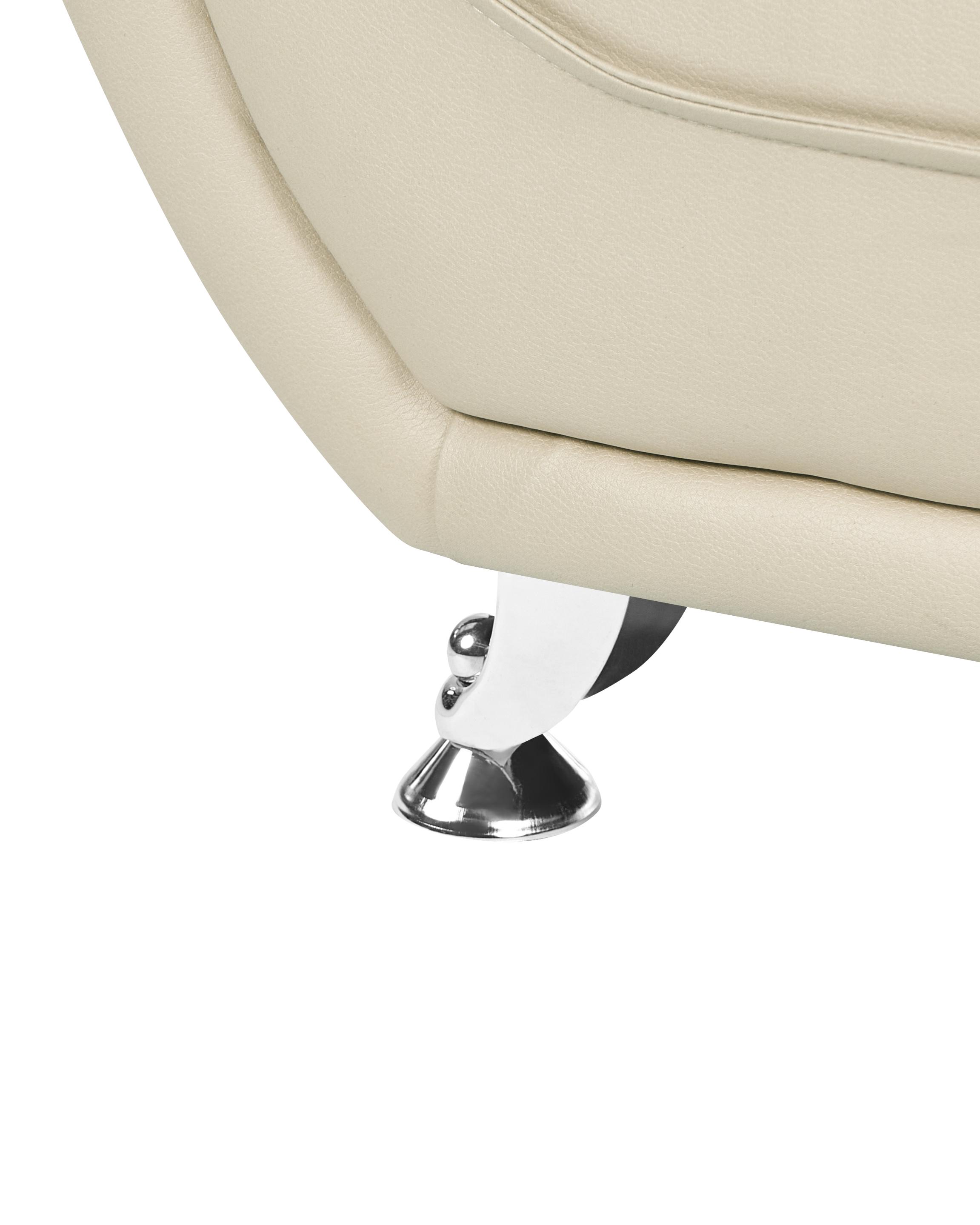 Fauteuil LEIRA Kunstleer Beige
