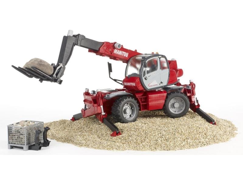Bruder Spielwaren Baustellenfahrzeug Manitou Teleskoplader Universal-Teleskopstapler von Bruder