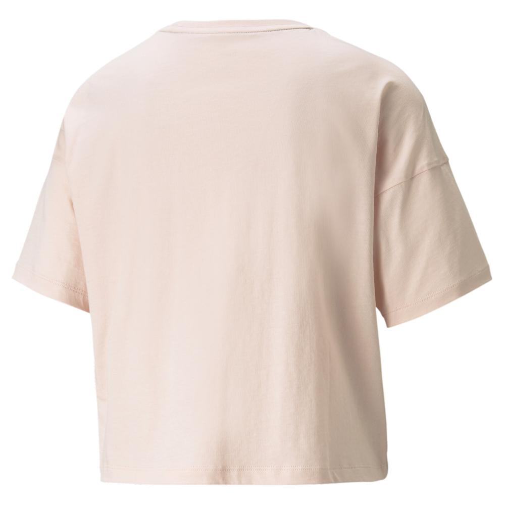 Puma T-shirt Rose Femme Puma Essential Cropped