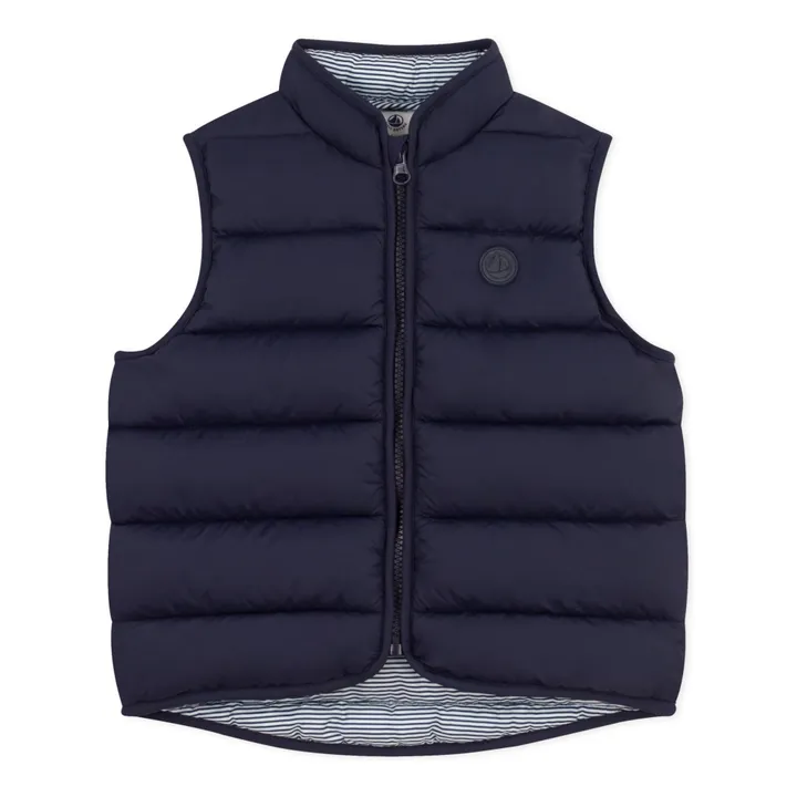 Petit Bateau Doudoune Sans Manches Macaire | Bleu marine