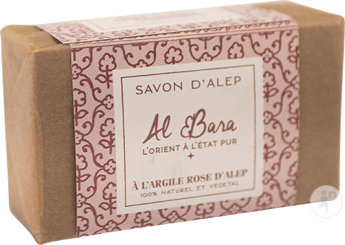 Al Bara Savon D'Alep À L'Argile Rose 150g