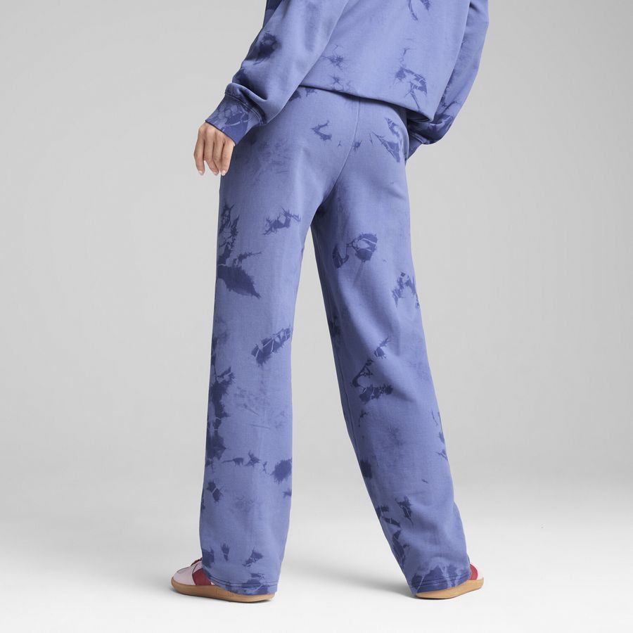 Puma WARDROBE ESS FLORAL PACK Straight Fit Jogginghose mit Waschung