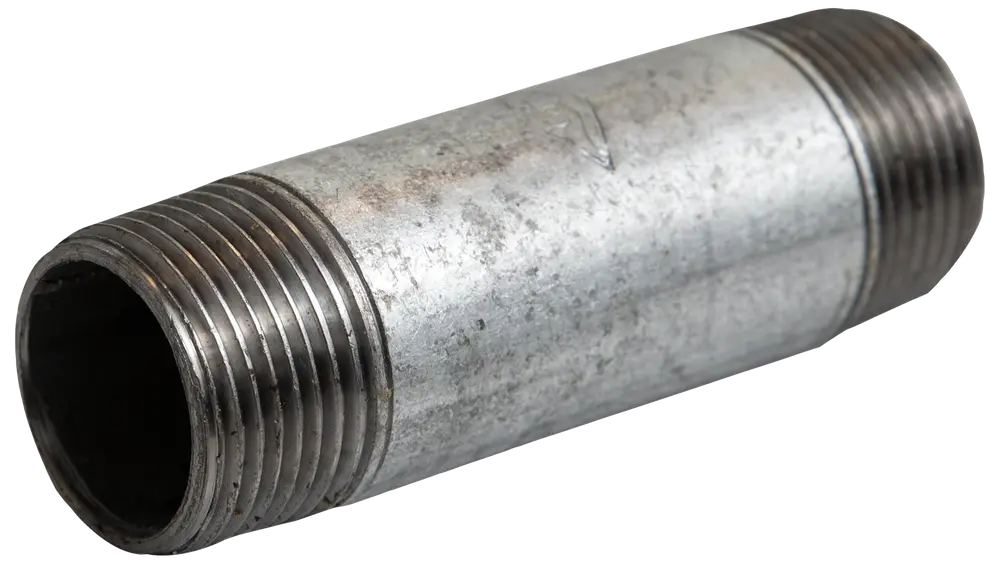 Nippelrør 1/2'' x 80 mm - galvaniseret