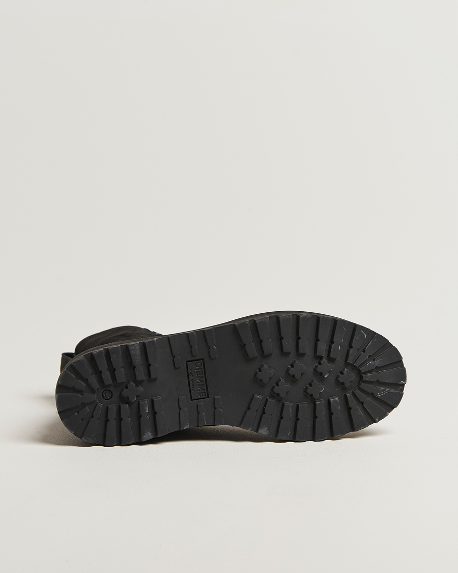 Stone Island Suede Hiking Boots Black