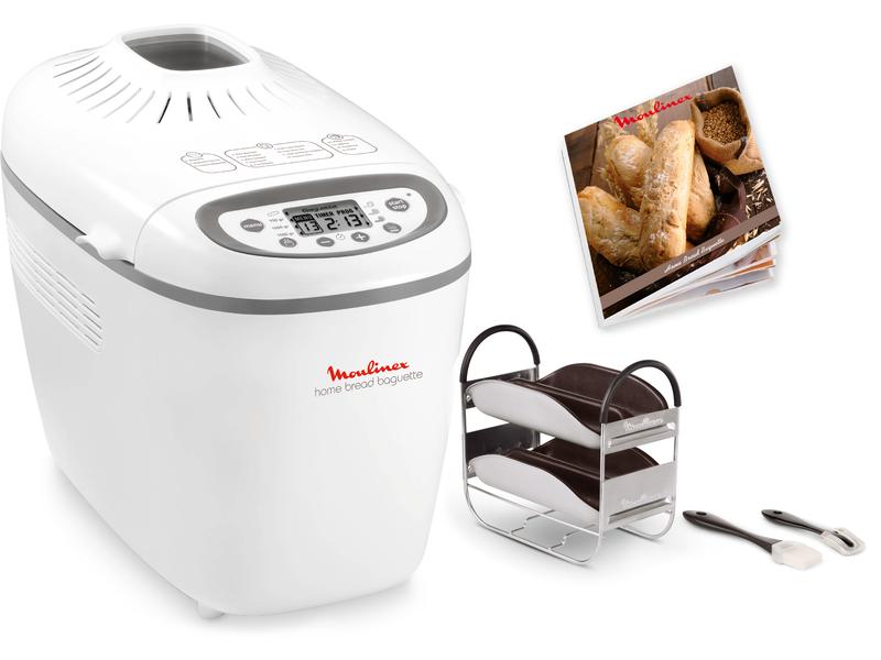 Moulinex Brotbackmaschine Home Bread Baguette OW6101CH 1500 Brotbackautomat für Brote mit bis zu 1.5 kg Gewicht