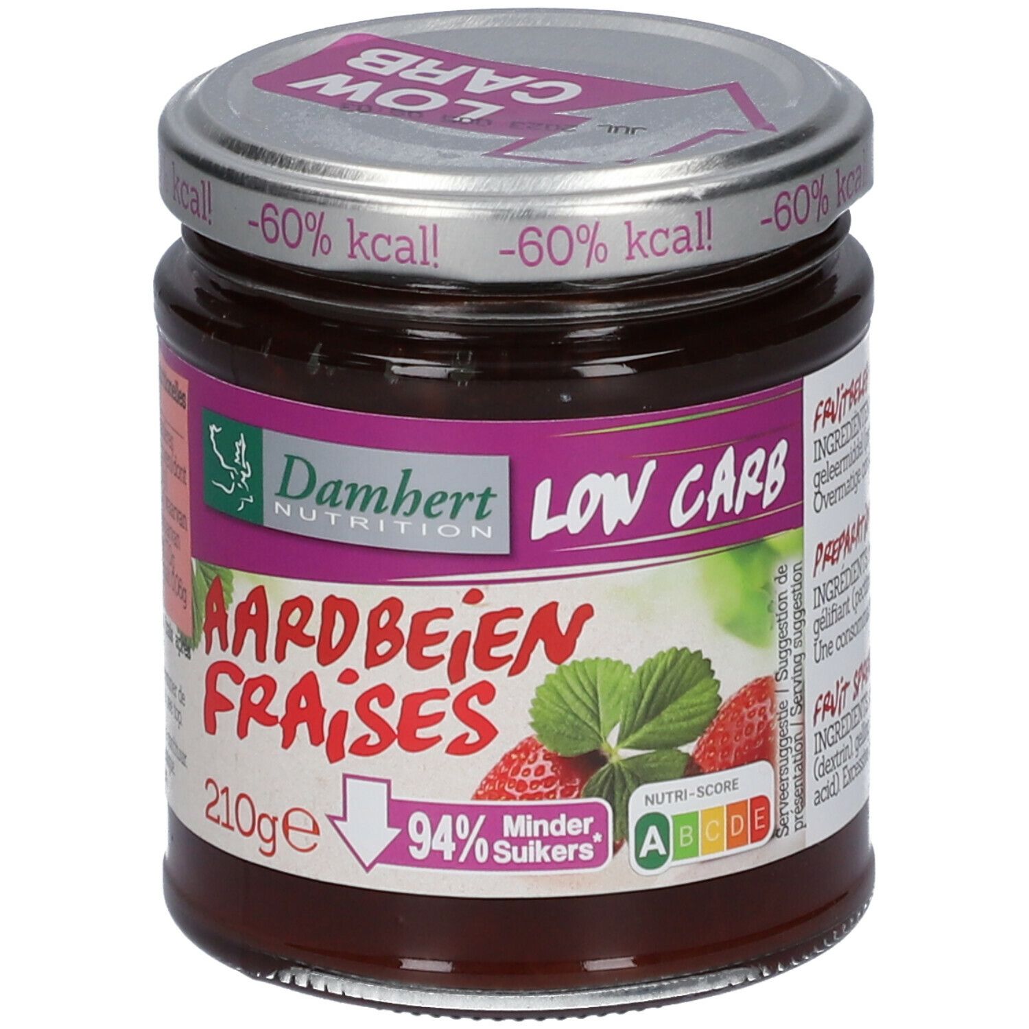 Damhert TAGATESSE® Erdbeer Konfitüre