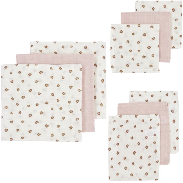 Meyco Starterset Hydrofiel Mini Panther Soft Pink 9-Pack