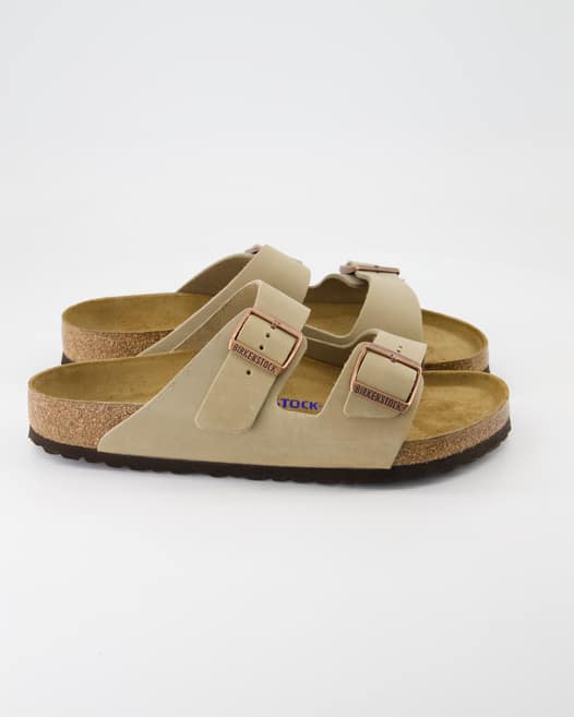 Birkenstock Arizona Pantoletten in Beige
