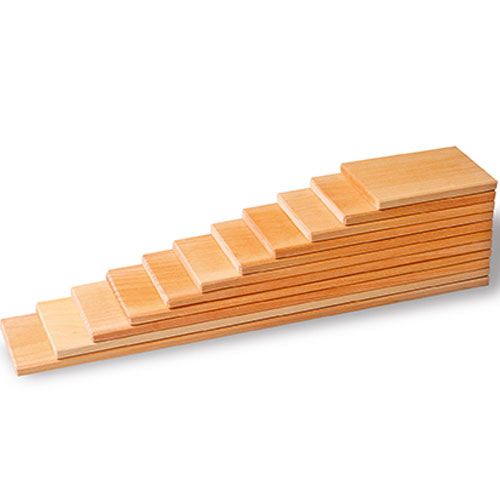 Grimm's bouwplaten - naturel (11st)