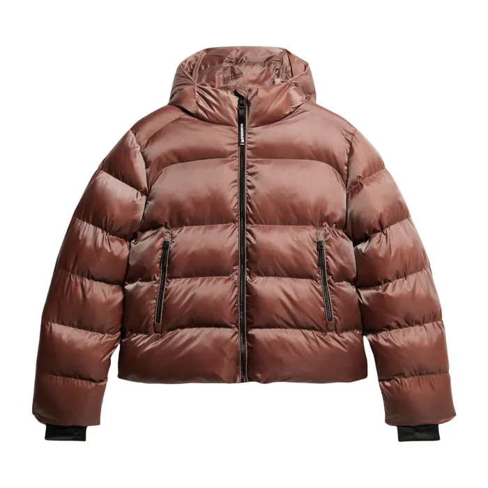 Superdry Hooded Luxe Sports Puffer Winterjas Dames