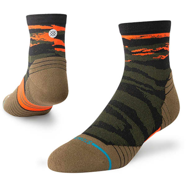 Chaussette running STANCE PRIMAL LIGHT QUARTER OLIVE