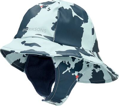 Didriksons Northwest Fôret Regnhatt, Island Print AI Blue