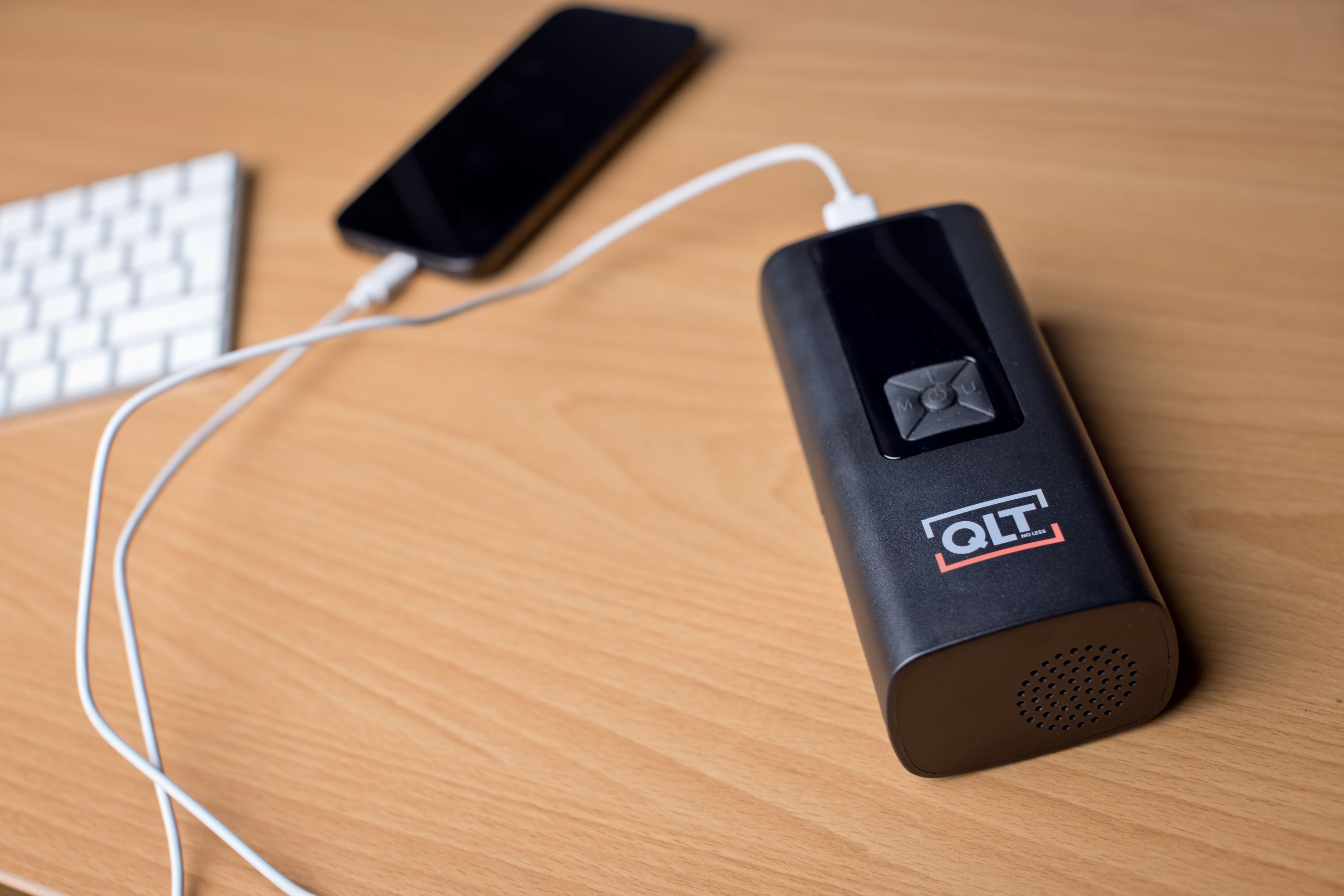 QLT Luchtcompressor Pro met powerbank