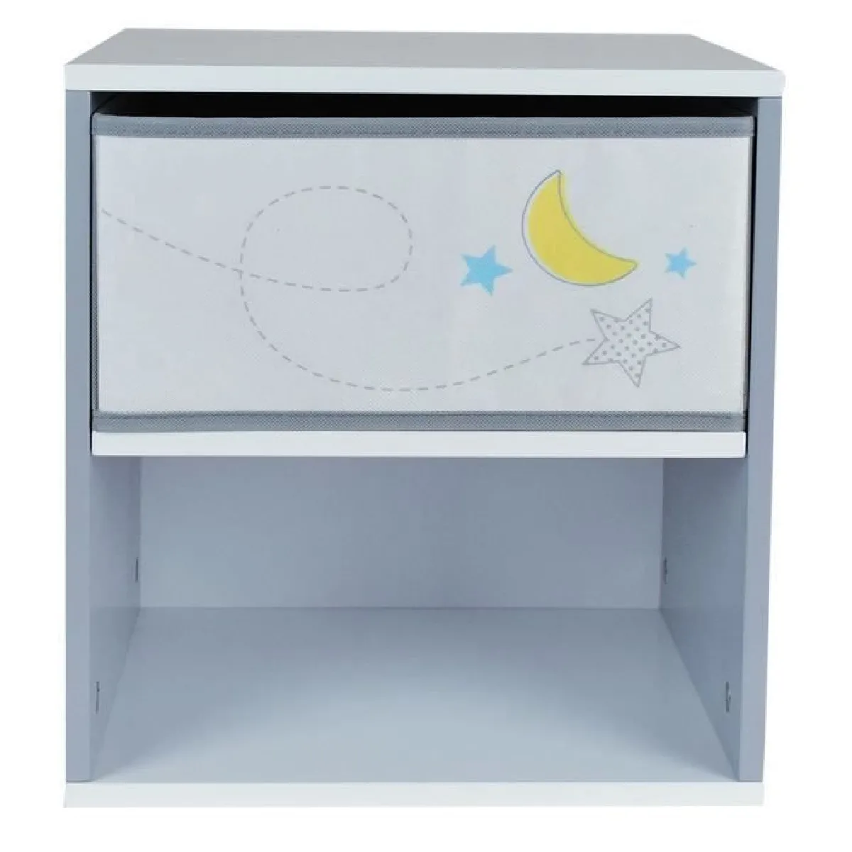 JEMINI Table de Chevet Garçon - Bleu