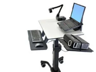 Ergotron TeachWell Mobile Digital Workspace - Vogn med hjul - Constant Force Technology - for notebook / tastatur/ mus - stål, phenolkomposit, højkvalitetsplastik - grafitgrå