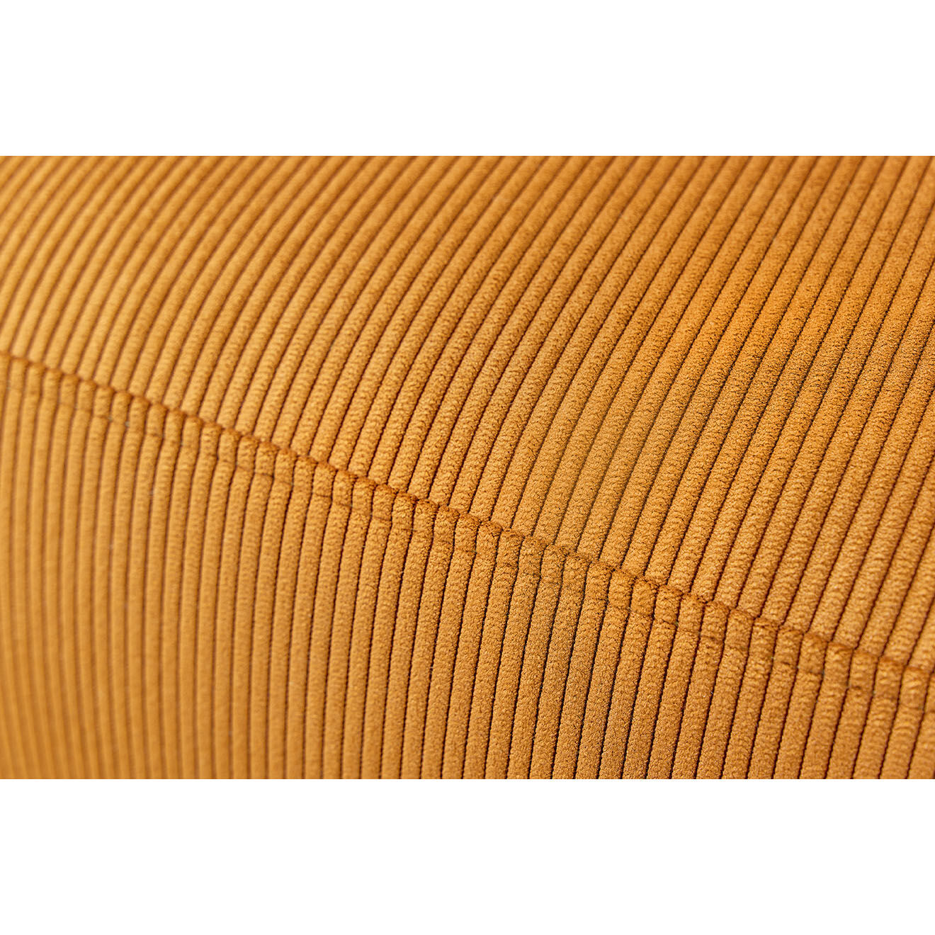 Bobochic Canapé d'angle fixe gauche Enjoy moutarde - 237x147x95 cm