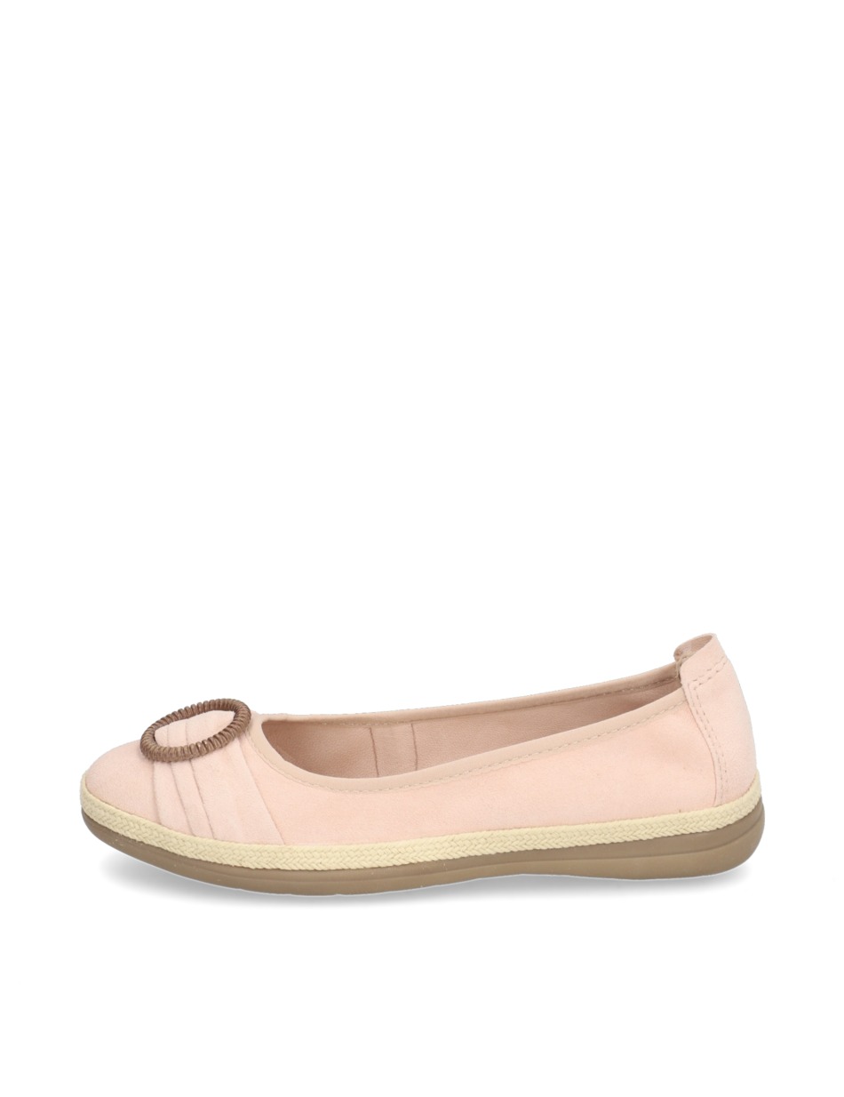 Veloursleder Ballerina
