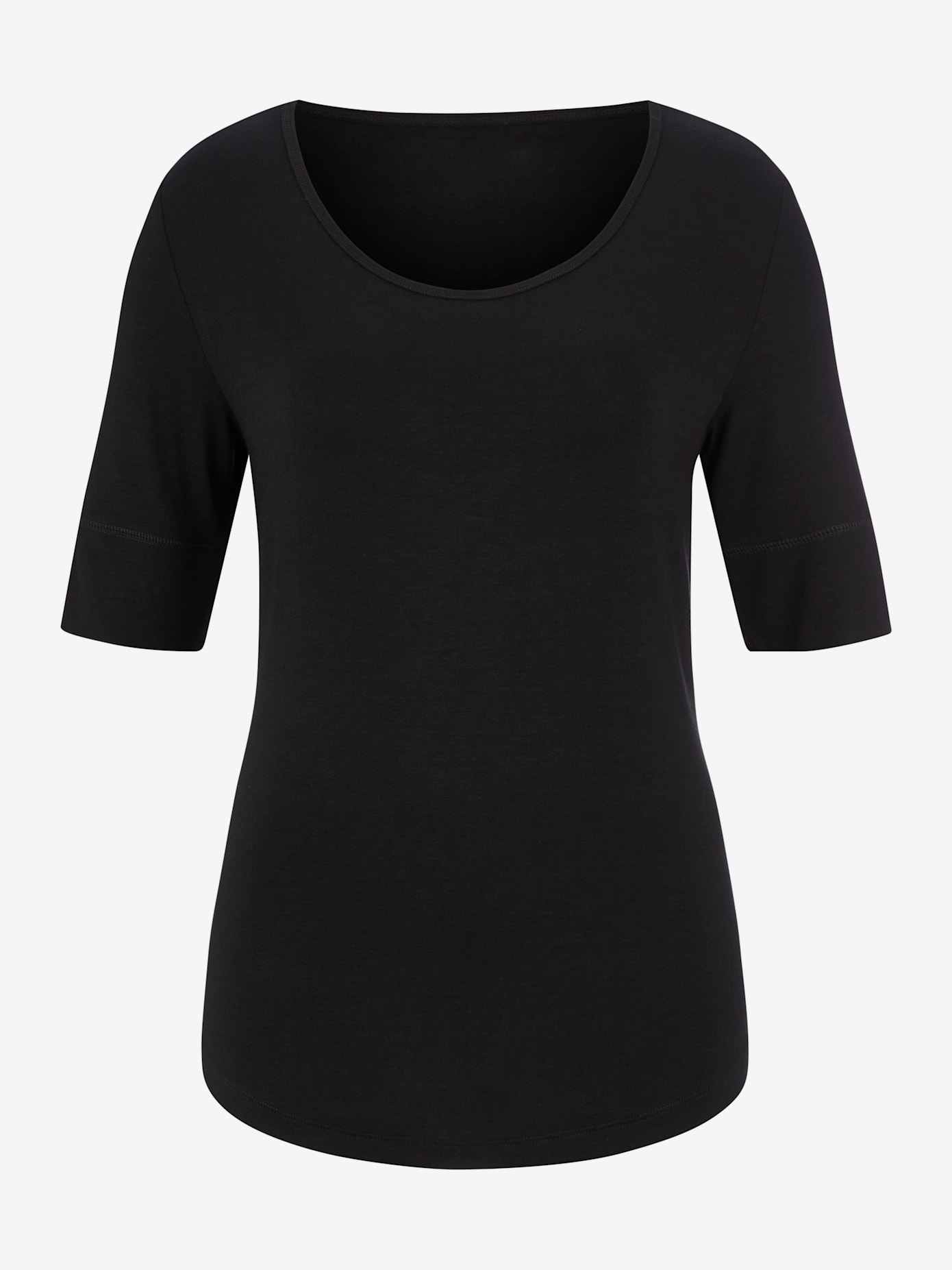T-shirt femme simple élégant manches doublées