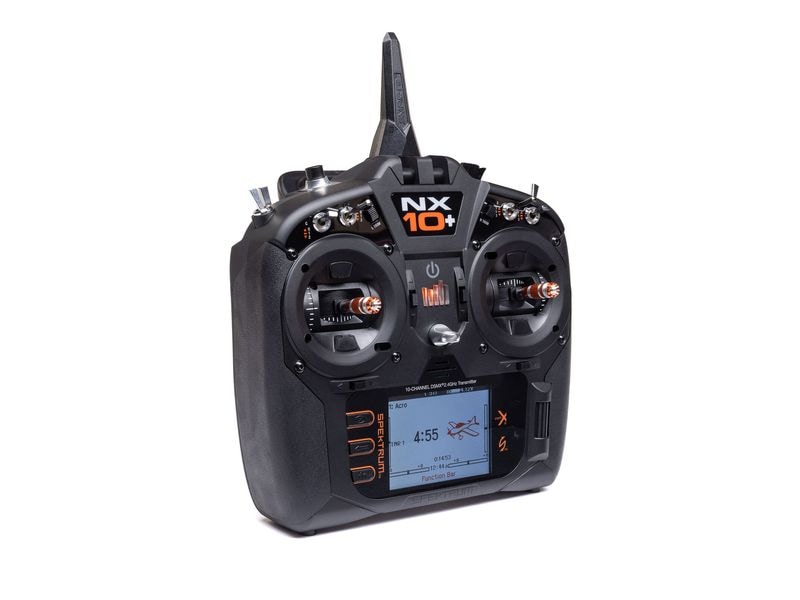 Spektrum Fernsteuerung NX10  2.4 GHz DSMX 10-Kanal, (nur Se 10-Kanal Sender für Flugzeug und Helikopter