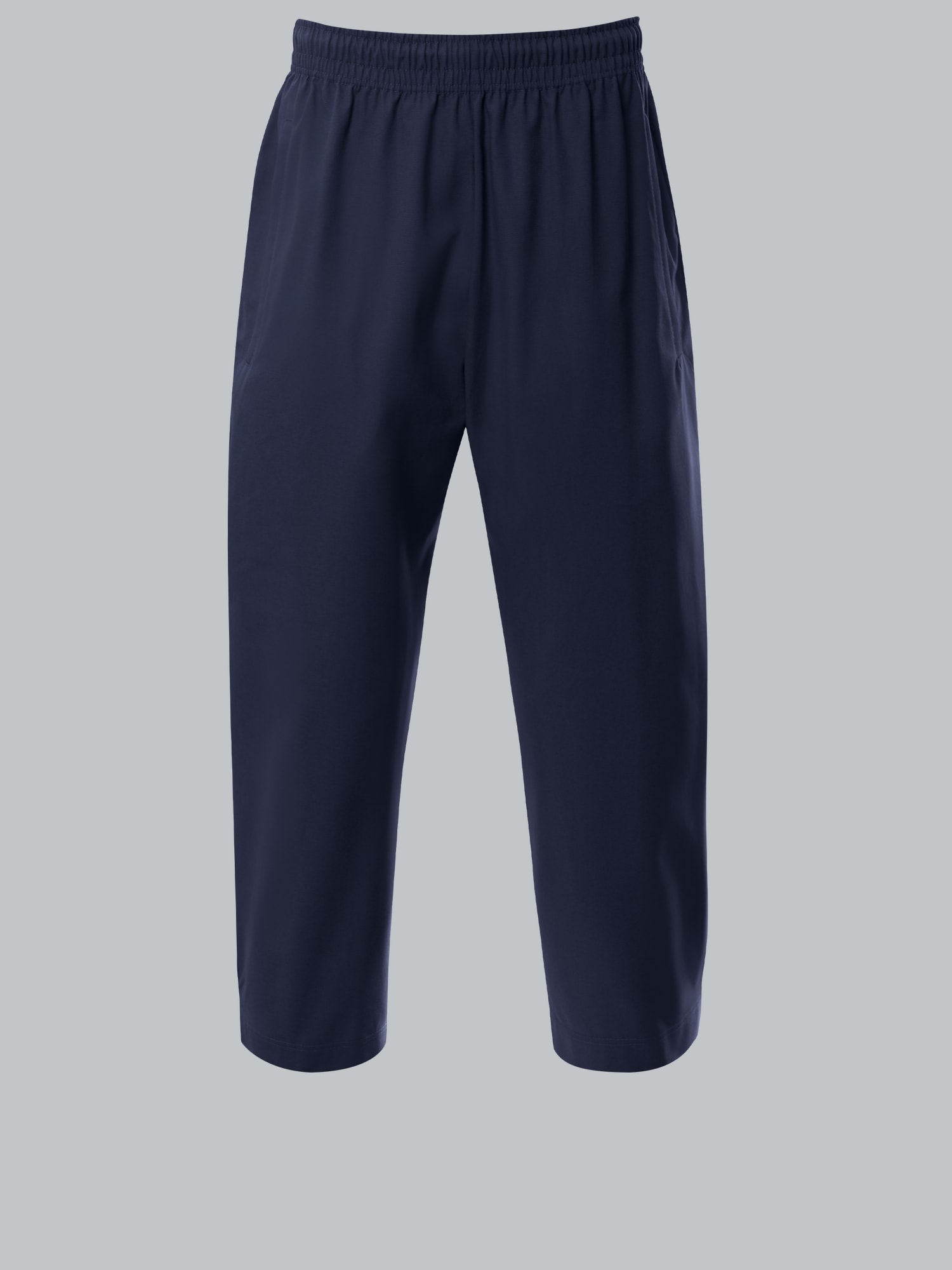 3/4 Freizeithose aus Baumwolle Navy