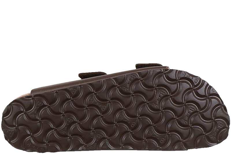 BIRKENSTOCK ARIZONA BS SLENTERS I MØRKEBRUNT BIRKO-FLOR