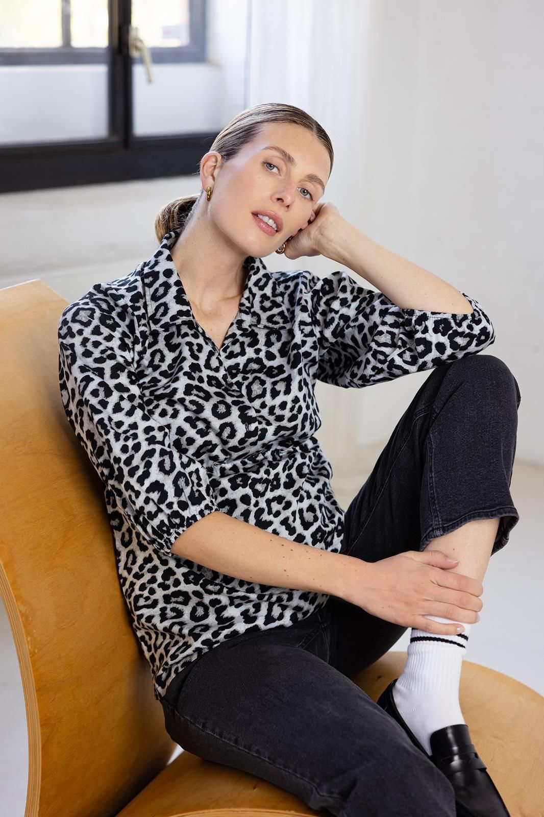 Noppies Maternity Blouse Mayte - Allover Leopard