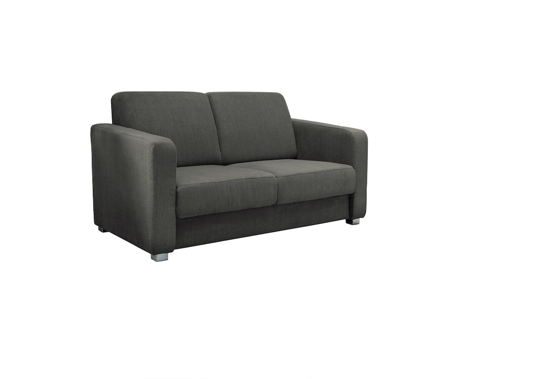 Schlafsofa Mia Grau/Braun ca. 159 x 88 x 87 cm