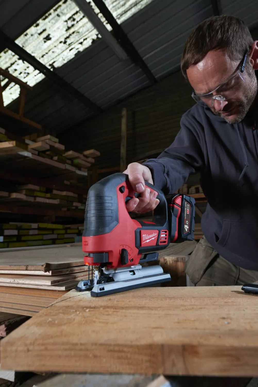 Milwaukee M18 BJS-0 18V Li-Ion Accu decoupeerzaag body - D-greep - variabel