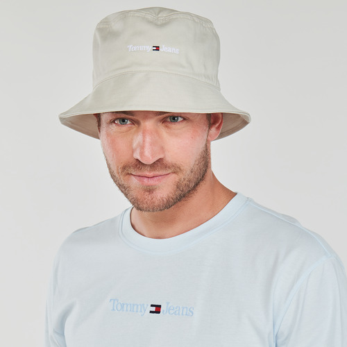 Tommy Jeans - TJM SPORT BUCKET HAT - Beige