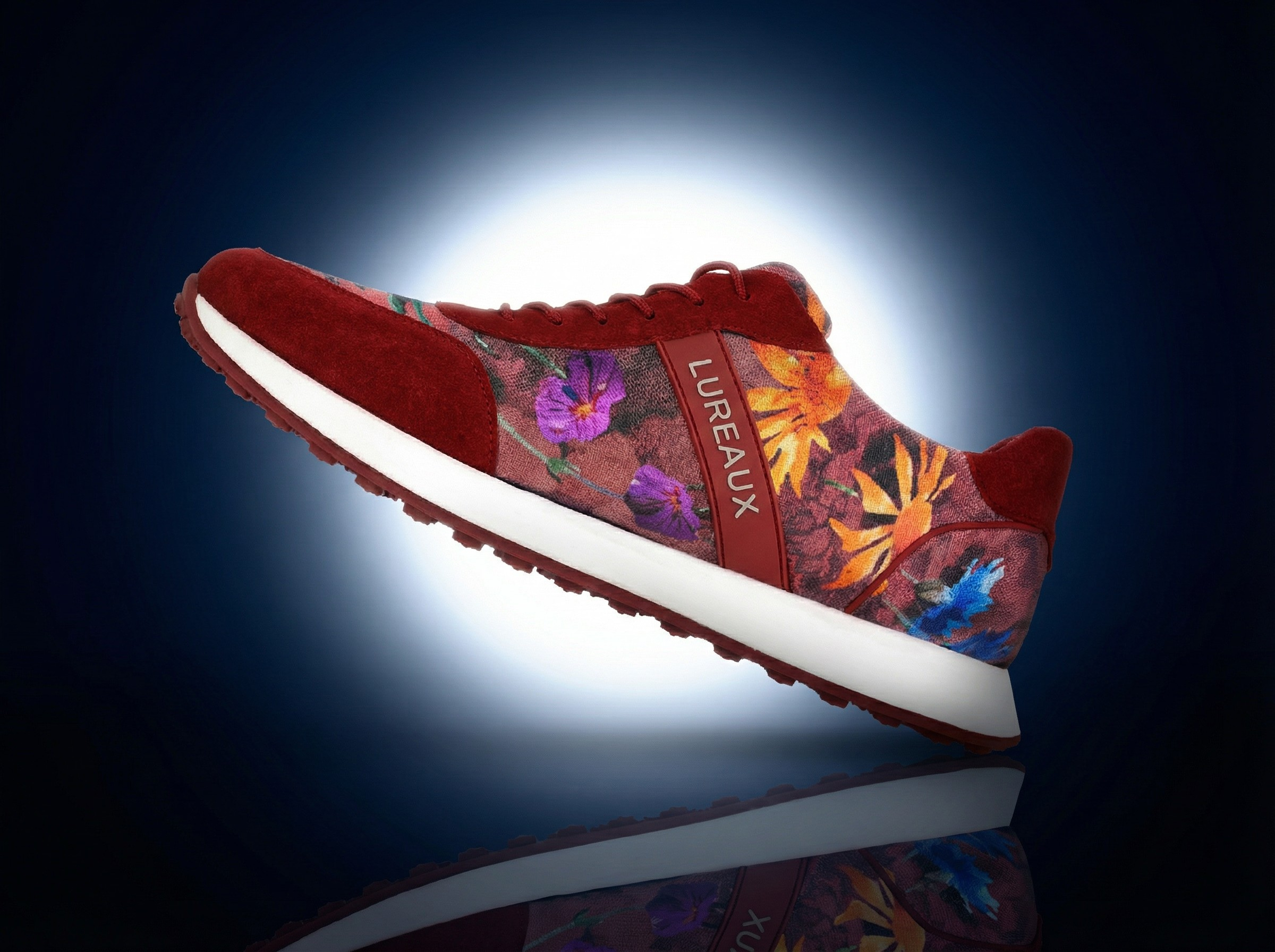 Rosso Velour Flora Runner