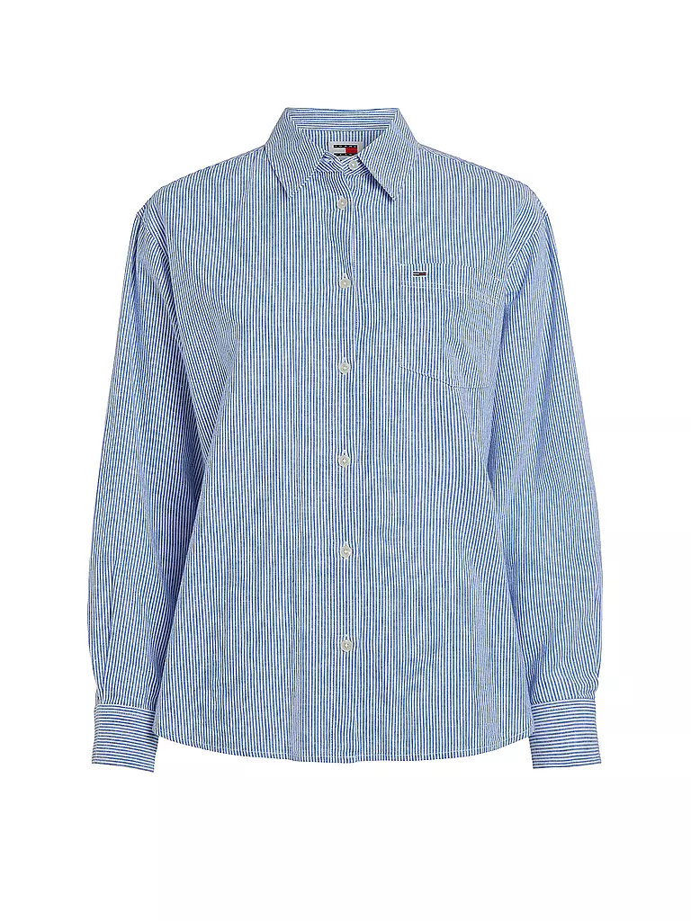 TOMMY JEANS Bluse  hellblau