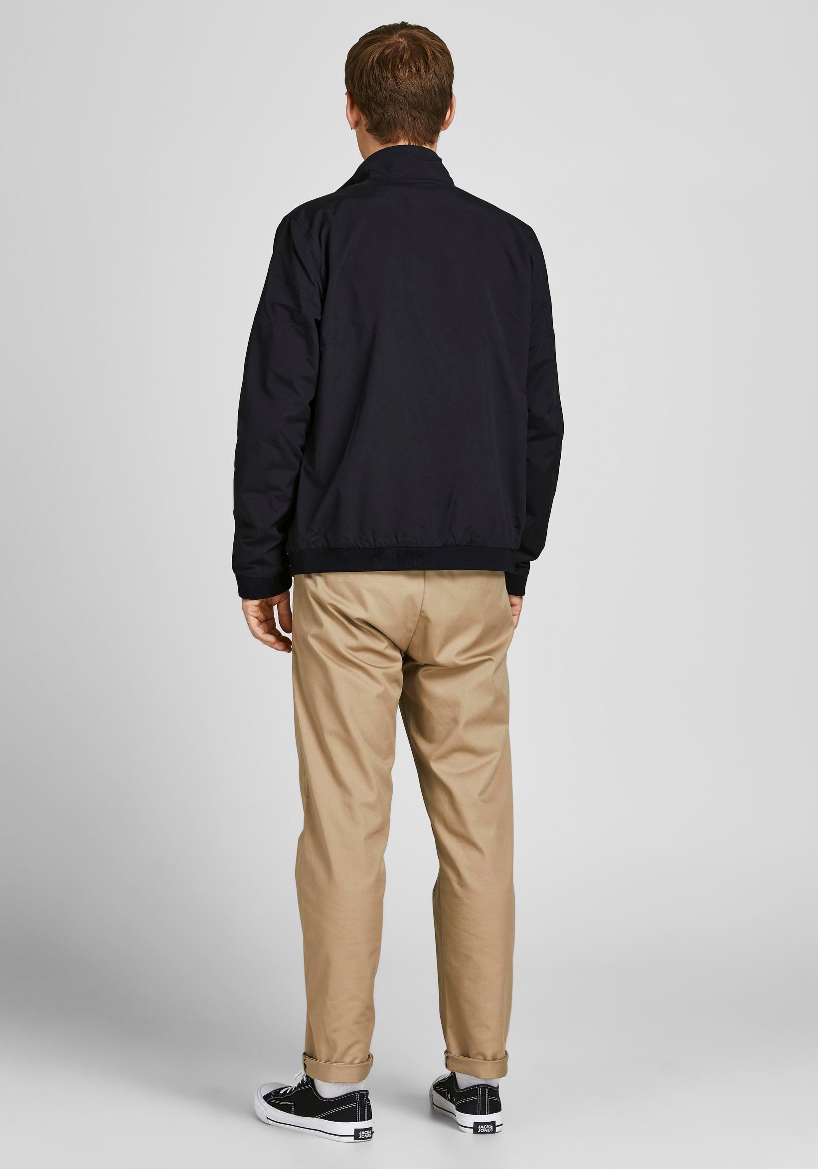 Jack & Jones Blouson »JJERUSH Stylisch, funktional, ideal für Herbst, pflegeleicht« ohne Kapuze mit stylischem Stehkragen