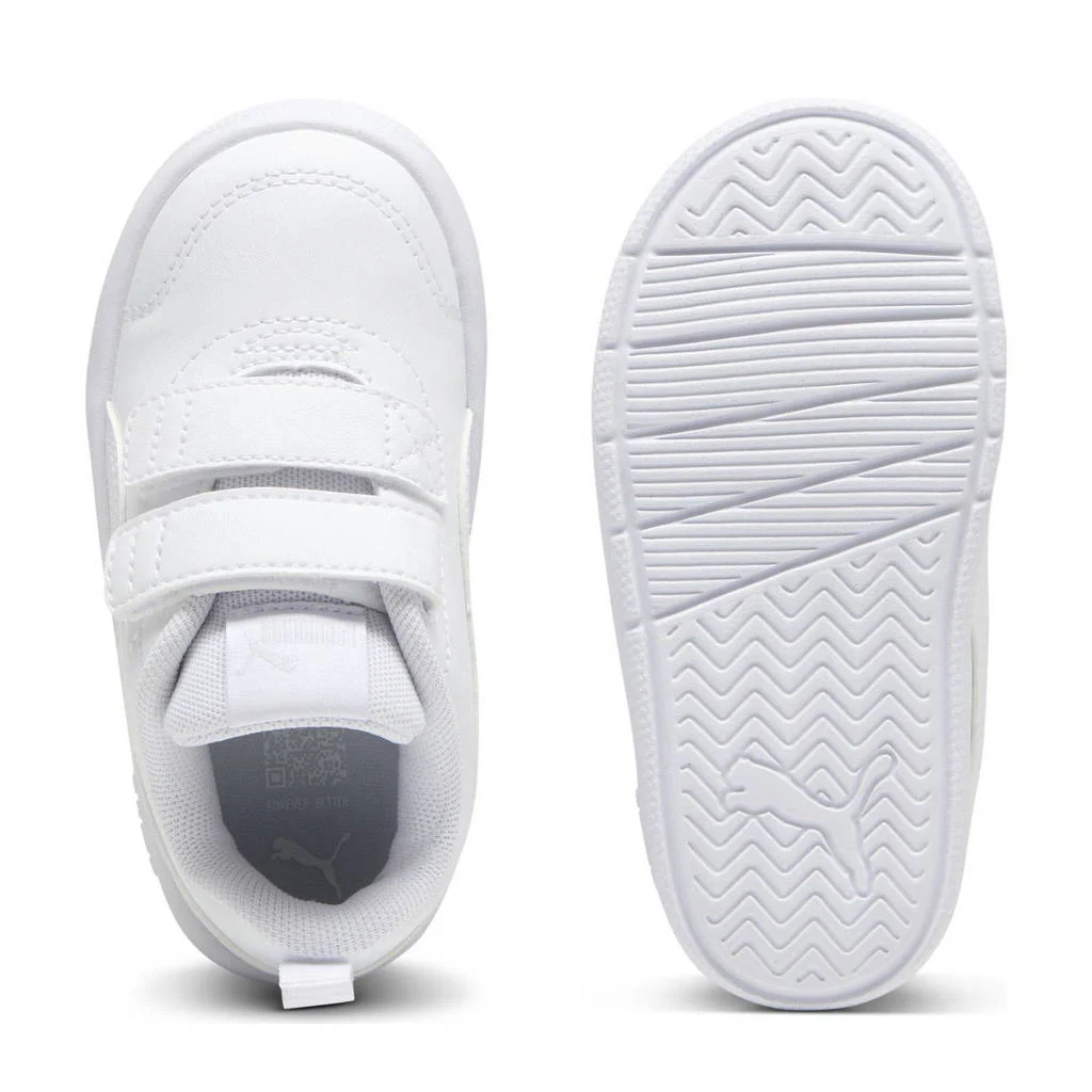 Puma Courtflex V3 sneakers wit/zilver