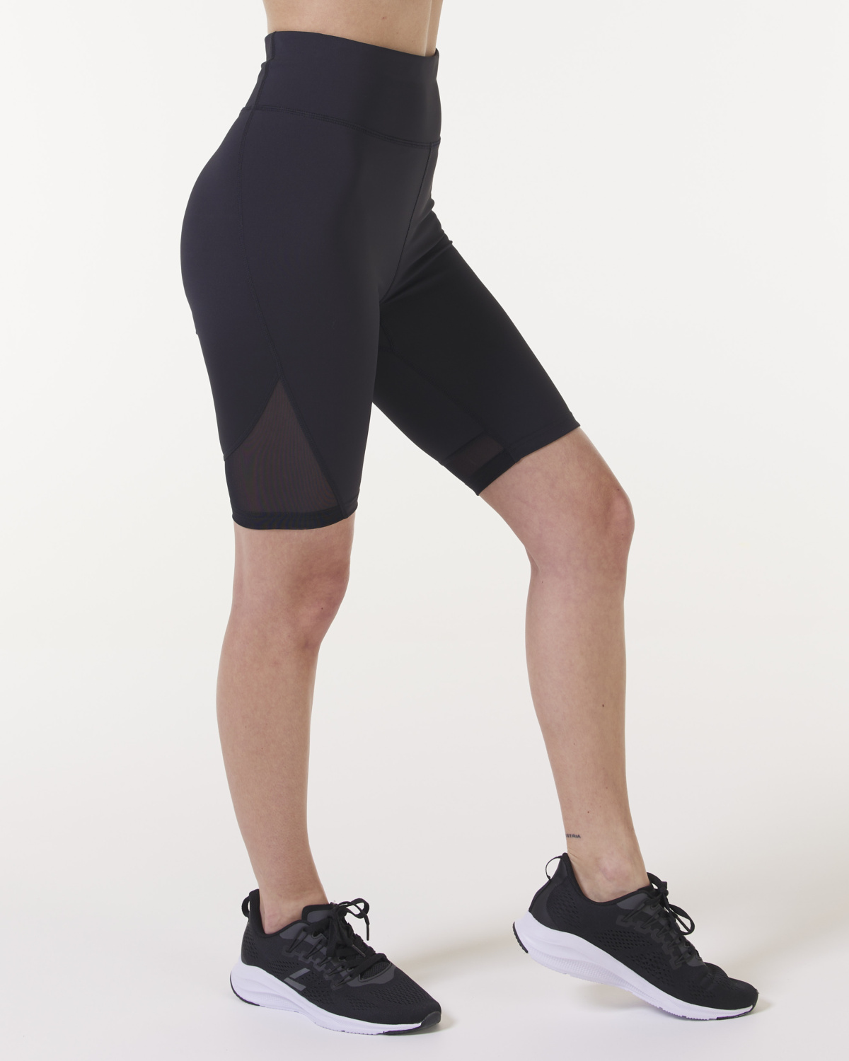 LEVITY Reform Mesh Biker Shorts Black