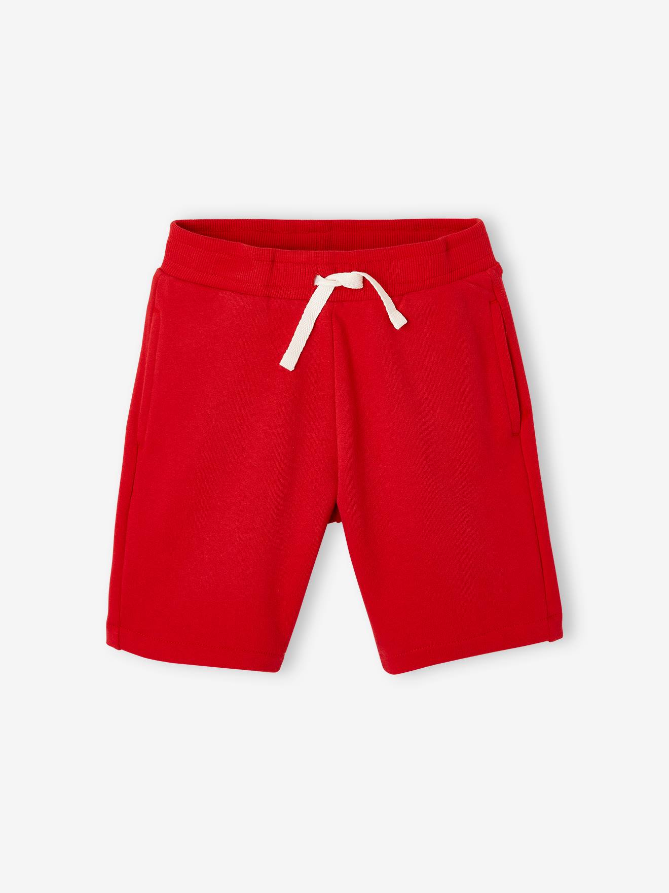 Conjunto de 2 bermudas de lã polar bicolor pretas/multicoloridas para meninos
