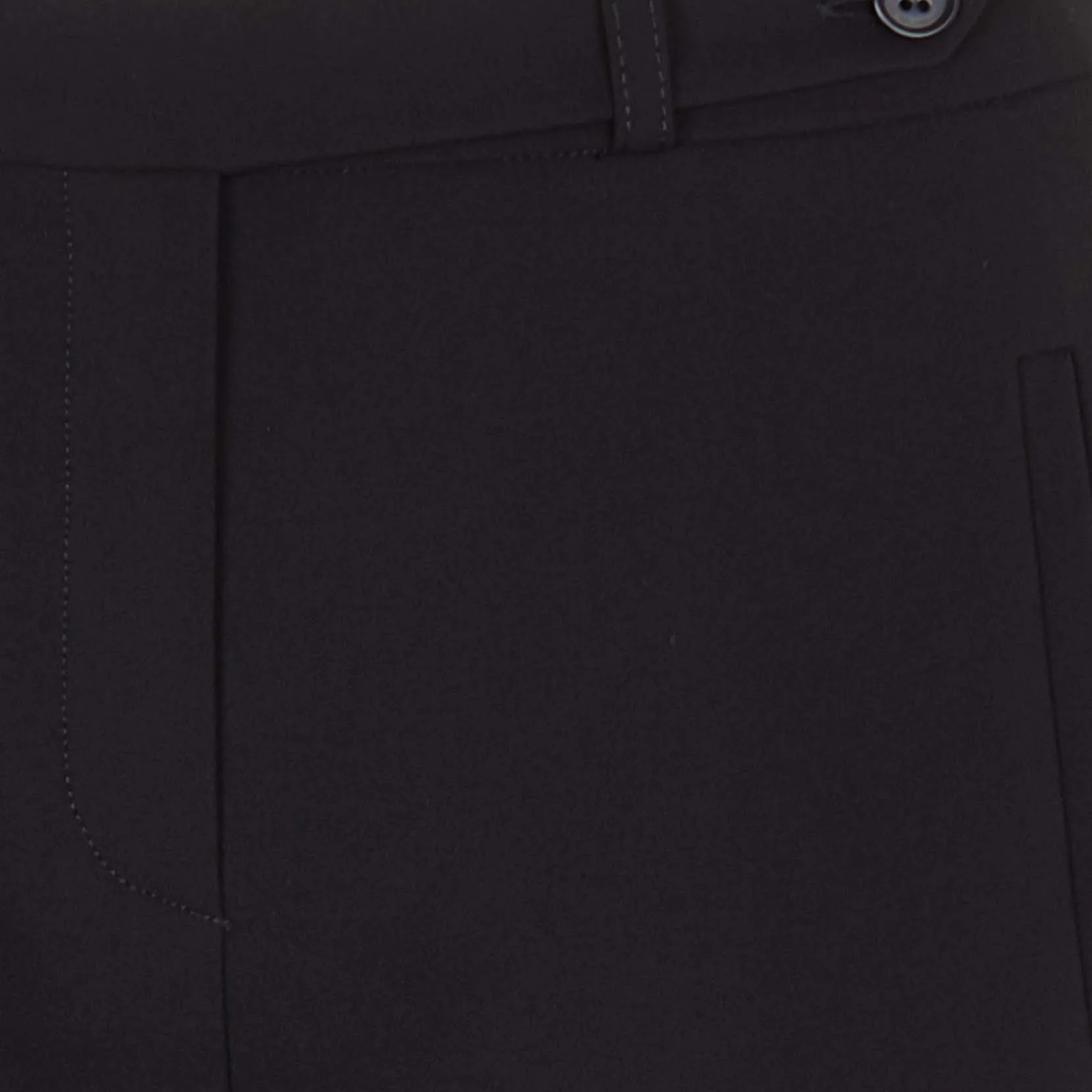 Pantalon slim en crêpe | Noir