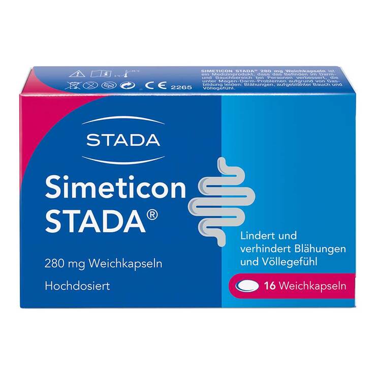 Simeticon STADA® 280 mg Weichkapseln, 16 St