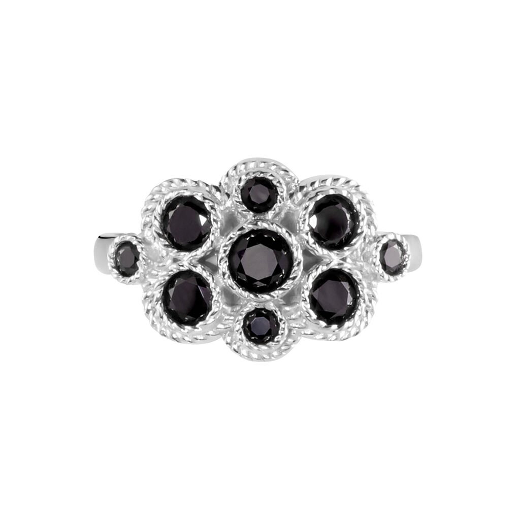 Bague Argent Boulonnaise Oxydes De Zirconium