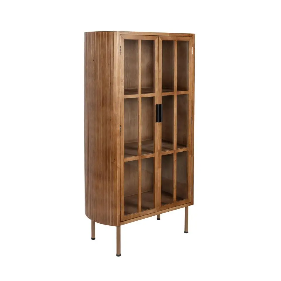 Housecraft Yaz Kast Hoog Hout - Bruin