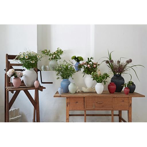 Knabstrup Riflet Vase, Lavendelblå